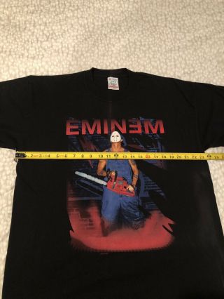 Eminem Concert T Size XL Jason Mask Vintage Rap Tee Shirt European Tour 6