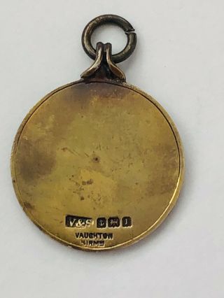 Rare Antique 1910 Olympic InternatIonal Committee Silver & Enamel Pendant Badge 3