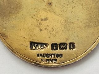 Rare Antique 1910 Olympic InternatIonal Committee Silver & Enamel Pendant Badge 4