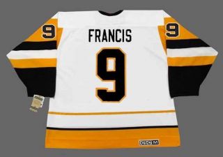 Ron Francis Pittsburgh Penguins 1991 Ccm Vintage Home Nhl Hockey Jersey