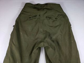 US Air Force US Army WWII Type A - 11 Flight Pants Flying Trousers Men ' s Size 30 7