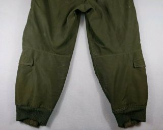 US Air Force US Army WWII Type A - 11 Flight Pants Flying Trousers Men ' s Size 30 8