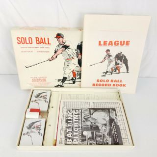 Rare Vintage 1969 Solo Ball Solitaire Baseball Game