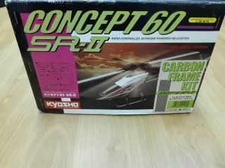 Vintage Kyosho Concept 60 SR - II helicopter RARE 2