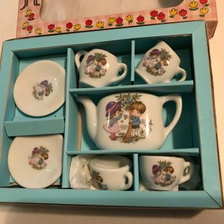 Vintage Child’s Miniature Toy China Tea Set - Made in Japan - w/ Box 2