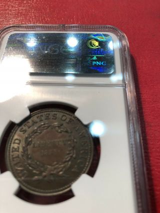 ANTI - SLAVERY HTT HARD TIMES TOKEN—VERY RARE STATE NGC 61 - ONE OF FINEST KNO 2
