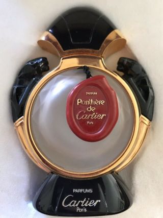 Very Rare Vintage Panthere De Cartier Parfum Perfume 1 Fl Oz Bottle