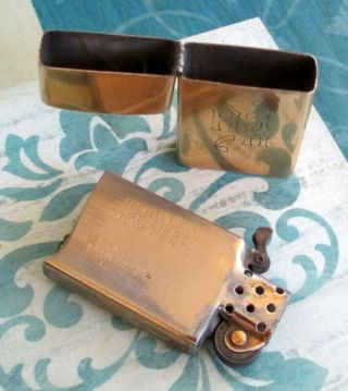 Vintage 1958 14k gold Zippo Slim lighter 4