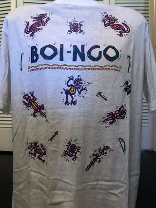 Vtg Oingo Boingo Tour Shirt Sz Xl Berlin Omd Hole Bangles Clash Mode Cure Inxs