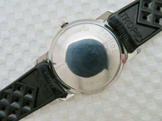 Mens Vintage ZODIAC SEA WOLF Orange Dial Automatic Wristwatch Hack - Quick - set 3