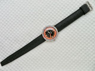 Mens Vintage ZODIAC SEA WOLF Orange Dial Automatic Wristwatch Hack - Quick - set 4