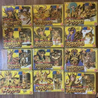 Bandai Knights Of The Zodiac Saint Seiya Saint Cloth 16set 1988 Vintage Japan