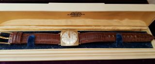 Stunning Vintage Mens 14k Solid Gold Hamilton Automatic Wristwatch