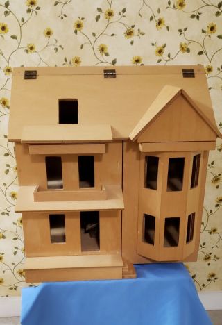 Vintage 1/2 " Scale Front Opening Victorian Dollhouse,  Real Good Toys,  Collectors