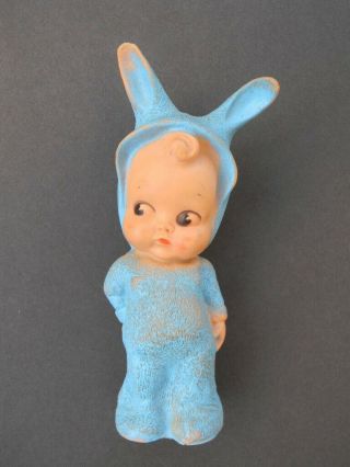 Vintage Dreamland Creations Girl/bunny Pj’s Bare Butt Squeaky Toy 1956