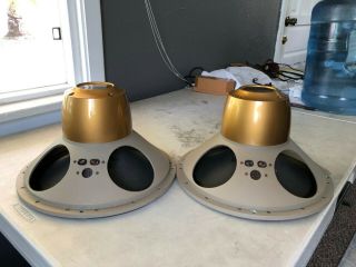 pair vintage tannoy monitor gold 12 ' dual concentric loudspeakers LSU/HF/12/8 10