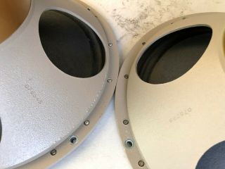 pair vintage tannoy monitor gold 12 ' dual concentric loudspeakers LSU/HF/12/8 11