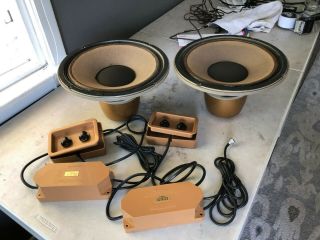 Pair Vintage Tannoy Monitor Gold 12 