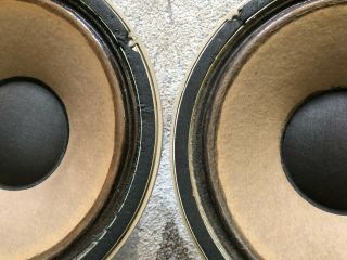 pair vintage tannoy monitor gold 12 ' dual concentric loudspeakers LSU/HF/12/8 3