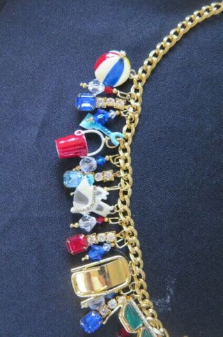 Lunch At The Ritz BEACH DAY Necklace,  VERY RARE Vintage 2