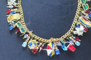 Lunch At The Ritz BEACH DAY Necklace,  VERY RARE Vintage 3