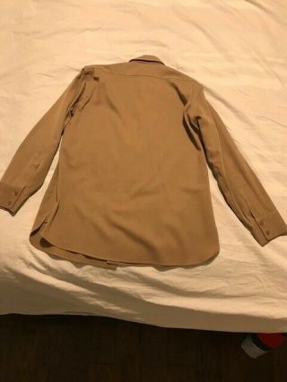 WW2 US Army Officers Dress Shirt Beige / Pink, 2