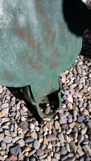 Vintage Cast Iron Wall Fountain Decor,  Green,  Unique,  beauty to any garden. 2