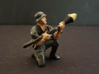 Authenticast German Soldier With Panzerfaust 2 " 1/2 Made In Usa 13