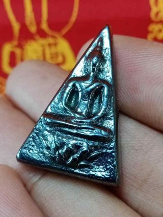 Rare Leklai Phra Jitlada Lp Somporn Real Lucky Charm Rich Holy Thai Amulet