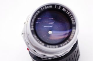 Rare LEITZ Leica Summicron Rigid DR 50mm/F2.  0 50/2 for M2 M3 M6 MP 4
