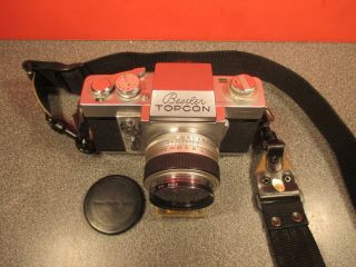 BESELER TOPCON D SLR VINTAGE CAMERA w/t TOKYO KODAKU 58 mm LENS & ADD’L.  L 4