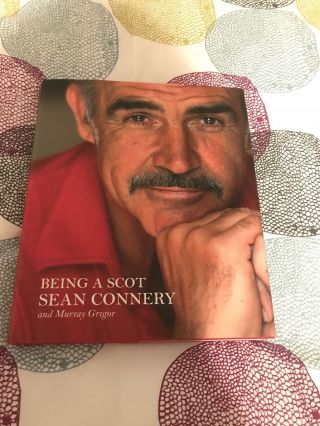 SEAN CONNERY AUTOGRAPHED SIGNED Book PSA DNA LOA Being A Scott JAMES BOND RARE 5