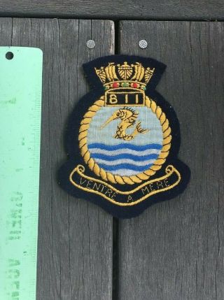 British 811th Royal Navy Air Squadron Patch