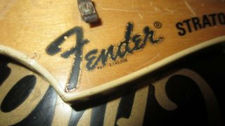 Vintage 1963 Fender Stratocaster Electric Guitar Neck NOV 63B Rebound 5
