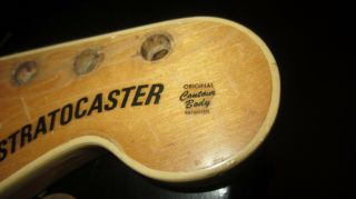 Vintage 1963 Fender Stratocaster Electric Guitar Neck NOV 63B Rebound 6