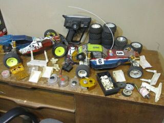 Vintage Team Associated Rc10 Off - Road Buggies,  Tires,  Parts Etc.