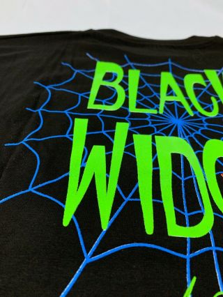 CLIFF KEEN wrestling black widow t - shirt sz xl vintage 90s nos unworn rare hanes 7