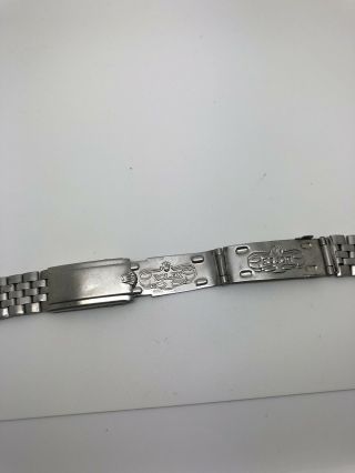 Rare Rolex Jubilee Bracelet With Big Logo Clasp 20mm End Link No.  5 7