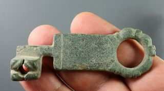 Key,  Decorated,  Bronze,  Roman Imperial,  1.  – 4.  Century Ad