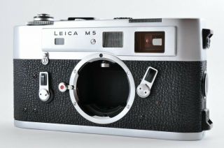Rare Exc,  Leica M5 Chrome 2nd Lug 35mm Film Rangefinder From Japan F/s 1292