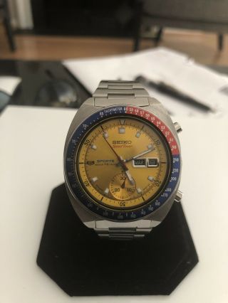 Vintage Seiko Automatic Watch/ Seiko 5 Sports Speed Timer 6139 - 6000 12