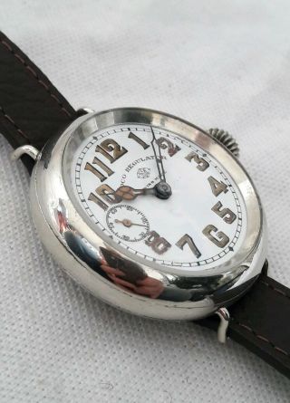 Trench Watch Large Vintage Gents Officers Wristwatch Ww1 (full Order)