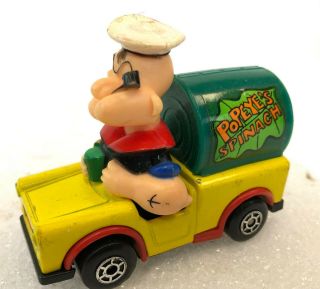 Vintage 1980 Lesney Matchbox Popeye The Sailor Man Spinach Power Truck Car