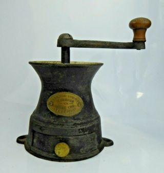 A Rare Antique Coffee Grinder Baldwin Improved Mill No 10 C19th Stourport