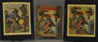Mcloughlin Bros Puzzle Chopped Up Niggers Complete Vintage Black Americana