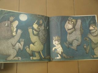 1963 WHERE THE WILD THINGS ARE,  FIRST EDITION,  SIGNED BY MAURICE SENDAK,  RARE 6