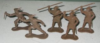 Marx 1950s Robin Hood Play Set 4719 And 4720 60mm Brown Merry Men