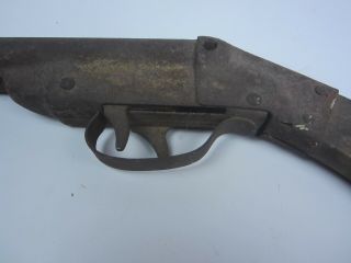 Marx Pop Gun? - Vintage Miniature Child ' s Double Barrel Shot Gun Toy 2