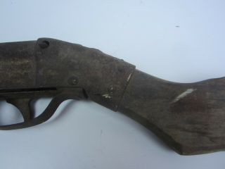 Marx Pop Gun? - Vintage Miniature Child ' s Double Barrel Shot Gun Toy 4