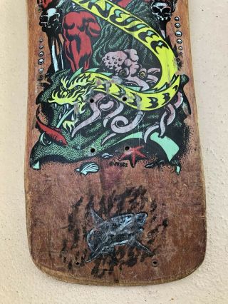 Santa Cruz Jason Jessee Neptune Skateboard Deck Vintage OG 2